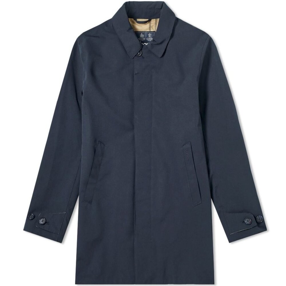 Barbour Mens Colt Waterproof Jacket navy blue size S Like New